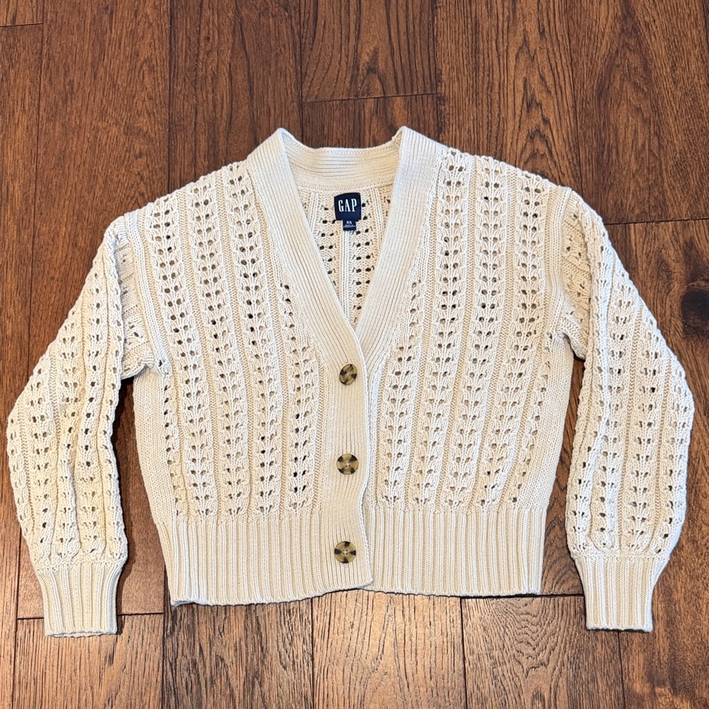 Gap Crochet cardigan